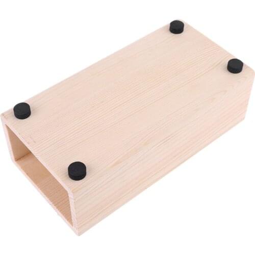 Pair of Tuning Forks (440Hz) in Wood Bases for physics experiment with mallet 203C