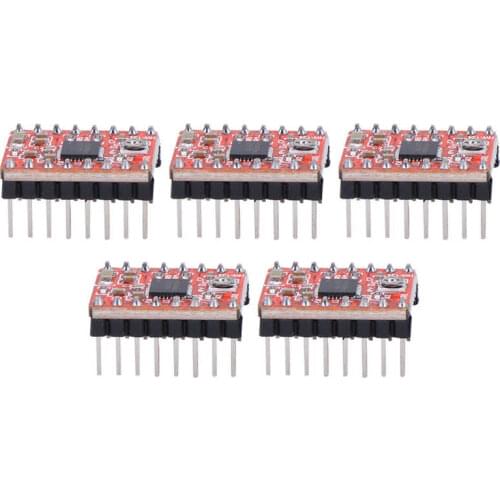 5Pcs Stepper Motor Driver Module Board for Ramps 1.4 A4988 3D Printer Accessories Driver Board
