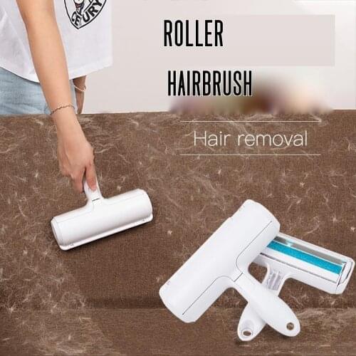 Pet Hair Remover Roller Dog Cat Hair Cleaning Brush From Furniture Reusable Pet Fur Dust Remover Base Home Sofa Clothes