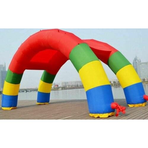 Discount Twin Arches 26ft*13ft D=8M/26ft Inflatable Rainbow Arch