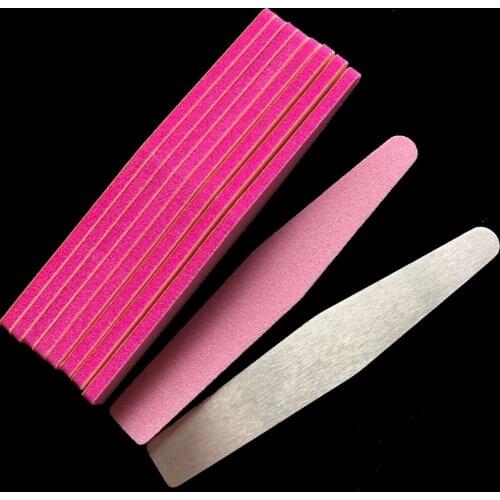 1 pc metal base 10 pcs replacement pads nail sponge file diamond shape nail sanding file removable nail file