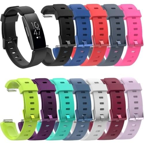 Replacement Silicone Watch Strap Band for Fitbit Inspire HR ACE2 Smart Bracelet Wearable Devices Smart Accessories