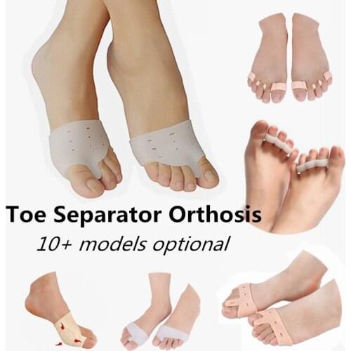 14 Typs Toe Separator Hallux Valgus Corrector Orthotics Feet Bone Thumb Adjuster Correction Pedicure Straightener 2Pcs/Pair