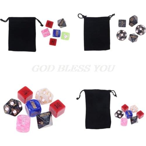 5/6/7pcs/Set Funny Love Dice Game Toy Erotic Sexy Posture Adult Couple Bachelor Love Adult Sex Dice Drop Shipping