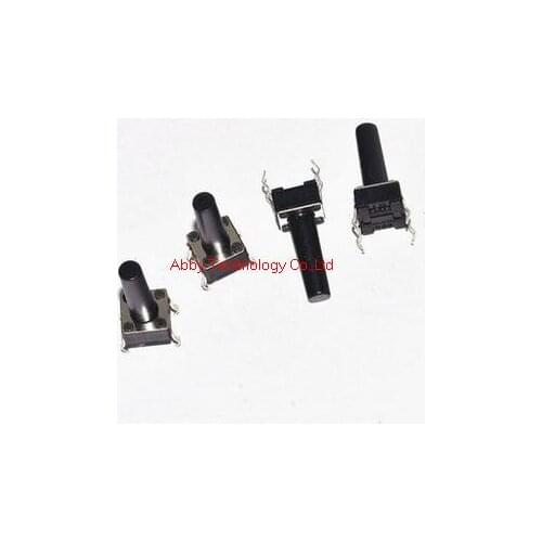 500Pcs/lot 6mm*6mm*15mm Micro Push Button Tactile Tact Momentary Electronic Switch
