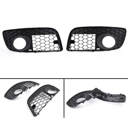 Artudatech For Volkswagen GOLF MK5 For GTI 2006 2007 2008 2009 Car Left Right Front Bumper Fog Lights Lamp Grill Grille Parts