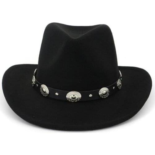 H7557 Fall Winter Woolen Felt Fedoras Hat Men Women Lovers Fashion Casual Cap Male Female Church Party All-match Vintage Hats