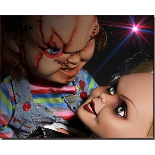 5D Full Square Diamond painting Round,mosaic Diamond Embroidery Home decoration rhinestones pictures Horror movie screen