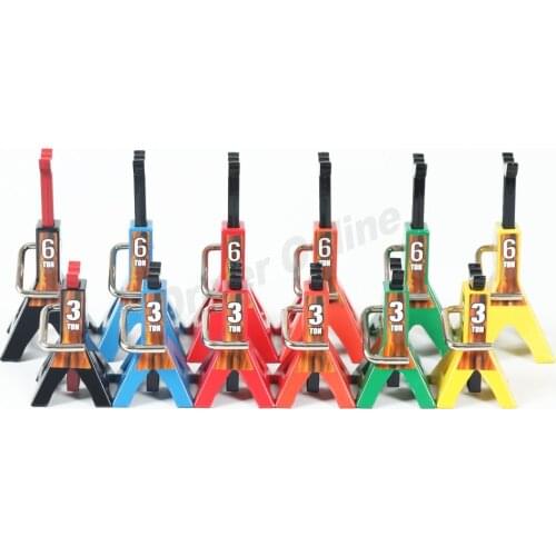 Metal Height Adjustable 3T 6T Jack Repair Stand for 1/10 RC Crawler Traxxas TRX4 TRX6 Axial SCX10 90046