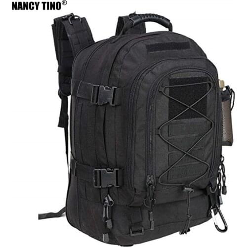 NANCY TINO Men Army Military Tactical Large Backpack Waterproof Outdoor Sport Hiking Camping Travel 3D Rucksack Bags for Men