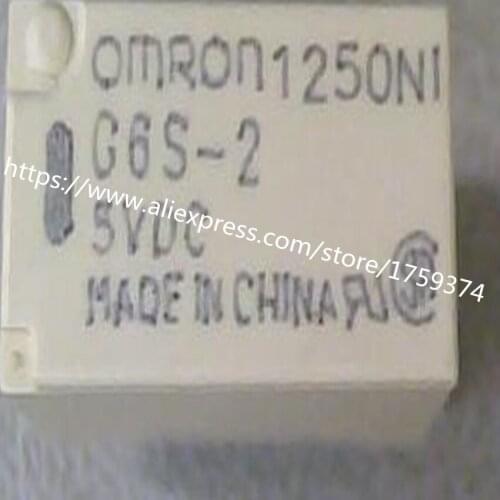 Wholesale 100pcs/lot G6S-2-Y-12VDC 2A 8feet relay