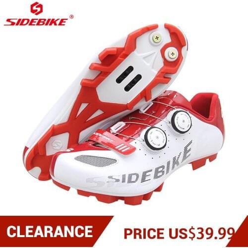 Clearance! SIDEBIKE Cycling Shoes Breathable MTB Cycling Shoes Bicycle Cycling Shoes Road Bike Shoes Promo code: BIKE18
