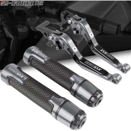 For Yamaha XVS1300 V-STAR DELUXE/STRYKER 2015 2016 2017 CNC Motorcycle Adjustable Folding Brake Clutch Lever Handle Grips End