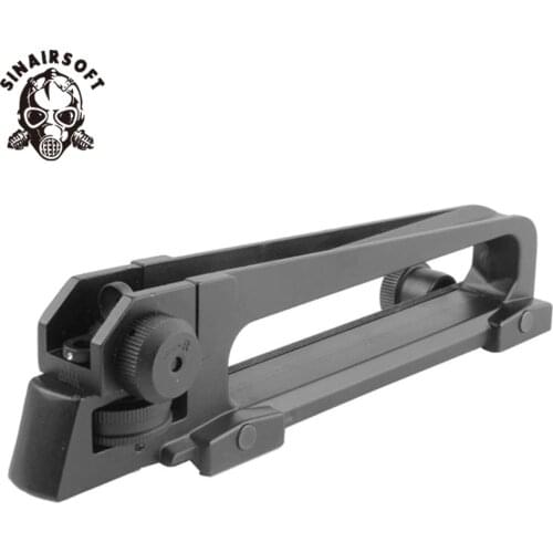 Tactics Metal M4 M16 AR15 Detachable Carry Handle With Mechanical Rear Sight For Paintball Airsoft Hunting Accessories