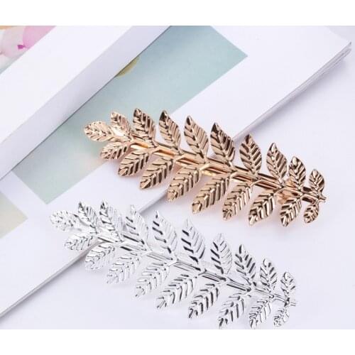 Elegant Baroque Bridal Greek Tree leaf Hair Clip Combs Hair Accessories Women Wedding Metal Hair Combs Hair Jewelry