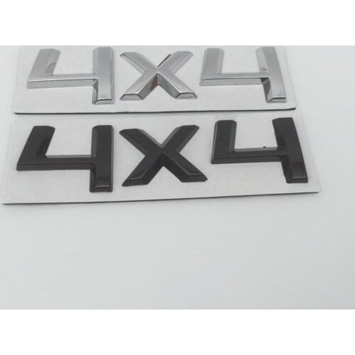 1pcs 4X4 car Letter Rear trunk Decals Emblem badge sticker Decal Car styling auto Accessories