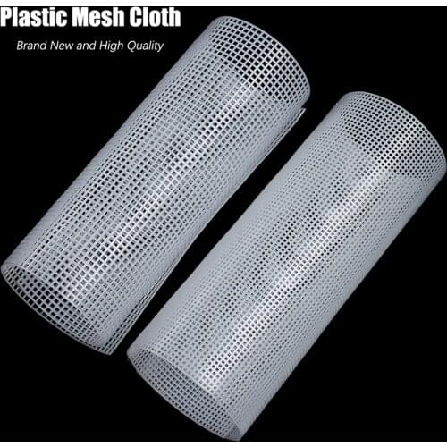 Grid Hook Crafts DIY Craft Supplies Handcraft Hook Bags Bag Rug Thread Hook Plastic Mesh Cloth