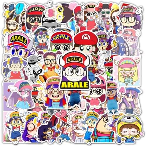 10/30/56Pcs/Set Anime cartoon aralei Kawaii For Chidren Toy Waterproof Sticker to DIY Laptop Bicycle Helmet Car Decals