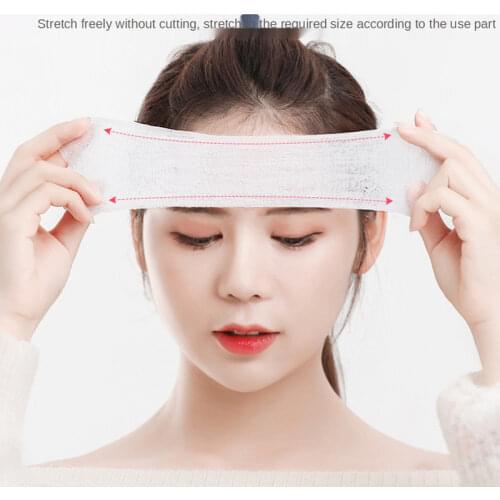 Makeup Cotton Pad 200 Pieces Disposable Skin Stretchable Wet Compress Remover Wipes Towel Facial Toner Skincare Cleaning Tools