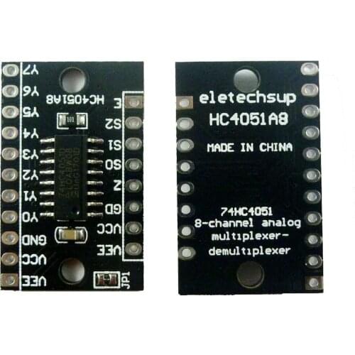 2x 8ch Analog Multiplexer/Demultiplexer 74HC4051 Module for Arduino Raspberry Pi Breadboard