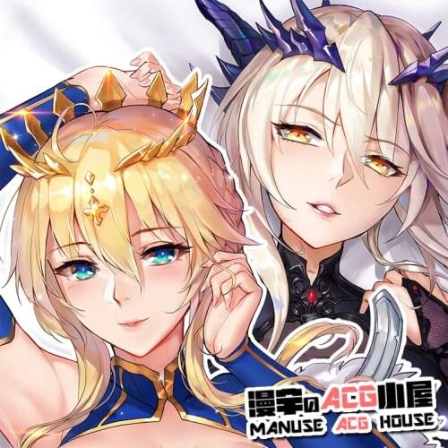 Anime Game Fate/stay night Altria Pendragon SABER Dakimakura Hugging Body Pillow Case Pillow Cushion Cover Bedding Decor Otaku