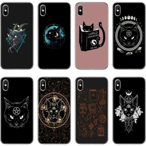 Witch and black cat Accessories Phone Case For Xiaomi Redmi Note 8 7 6 5A 4 Pro Redmi 7 7A K20 6 6A 5A 4A 4X 5 Plus S2