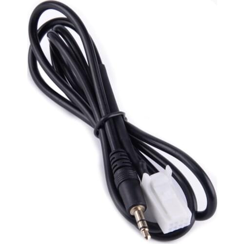 CITALL 100cm 3.5mm 8 pin Car Audio AUX In Input Adapter Jack Cable Plug fit for Suzuki Swift Vitra Jimny