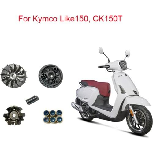 Scooter Transmission Parts Primary Drive Clutch Variator Face Pulley for KYMCO LIKE150 CK CK150T Ballance Full Set With Rollers