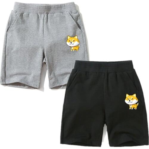Cute puppy kids shorts Shiba Inu & Husky Children Pant Summer Bottom Baby girl boys short pants kid Cartoon fashion shorts