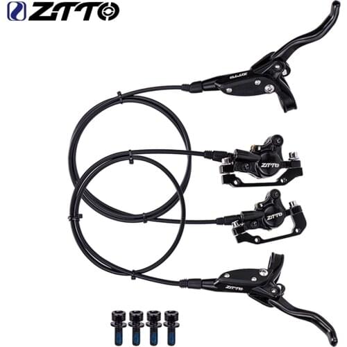 ZTTO MTB Hydraulic Disc Brake Calipers 51 mm IS & 74mm Post Mounting Left Front Right Rear Compatible 140/160/180/203mm rotor
