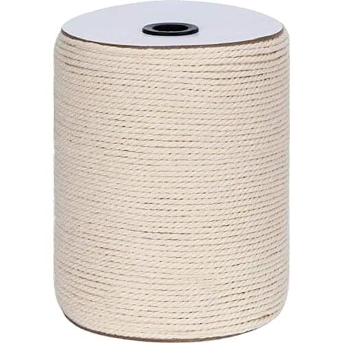 Cotton Rope Multi-purpose Creative Diy Cotton Rope Strands Twisted Macrame Cotton Cord For Wall Hanging Plant Hangers Crafts