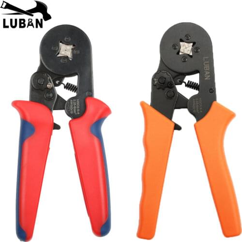 HSC8 6-4 HSC8 6-4A MINI-TYPE SELF-ADJUSTABLE CRIMPING PLIER 0.25-6mm2 terminals crimping tools multi tools hands pliers