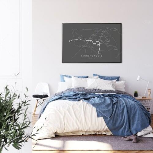 Lemosho Route Map | Lemosho Route Poster | Kilimanjaro Hiking Poster | Hiking the Kilimanjaro | Trail Map Art | Relive your Adv