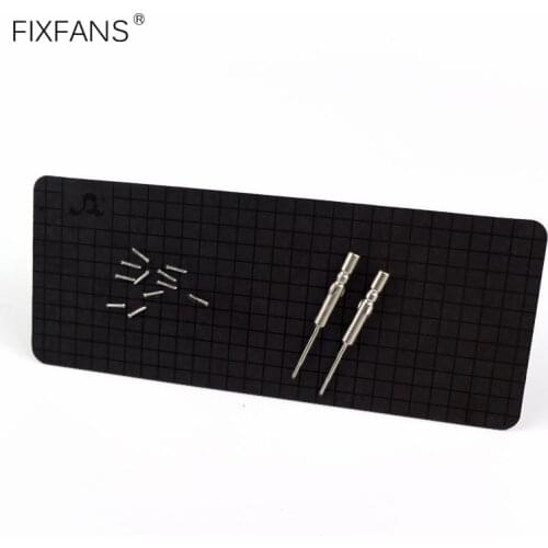 FIXFANS 165x65mm Palm Size Magnetic Screw Mat Repair Pad Storage Organizer for iPhone iPad Tablet Laptop Phone Repair Tools