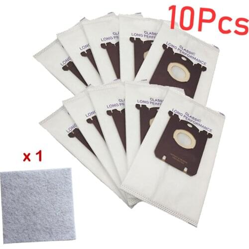 10Pcs Vacuum Cleaner Dust Bag for Philips Cleaning Dust Filter Bags Cleaner Replacement Parts S-Bags Vacuum Cleaner
