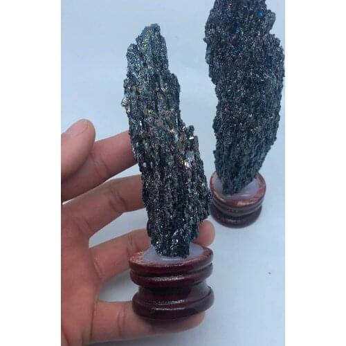 Natural mineral metallic color specimen office display ornamental