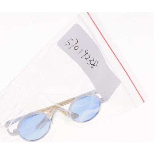 Pair Of Fashion Retro Hippy Round Glasses Eyewear Eyeglasses For 1/3 BJD SD AS