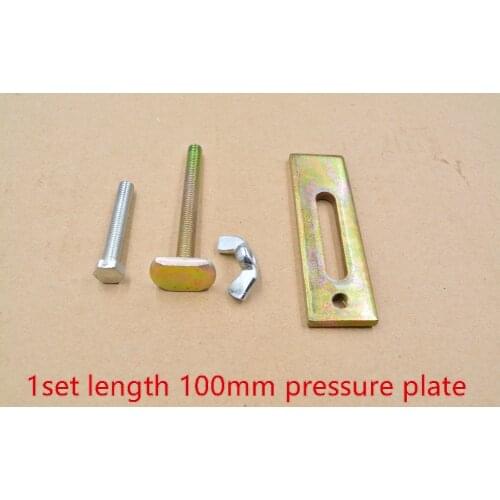 100mm clamp length pressure plate cnc engraving machine fixture fastening n router jig 1set