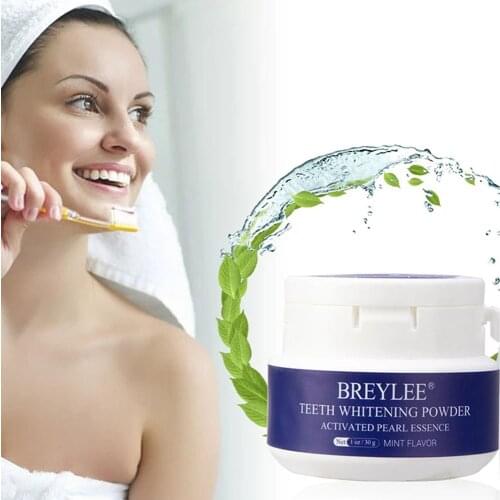 30g Teeth Whitening Powder Pearl Essence Natural Dental Toothpaste Toothbrush Kit Oral Hygiene For Remove Stains Plaque