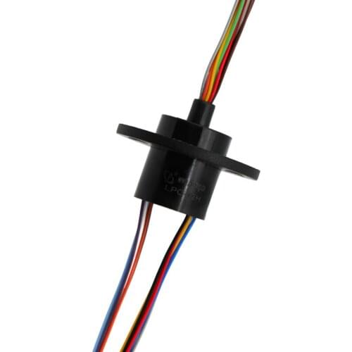 Precise Capsule Electrical Slip Ring 300 Rpm Continuous Smooth Running High Bandwidth Transfer Capability For Testing Device