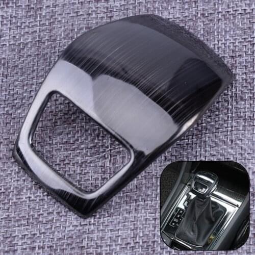 DWCX 1Pc Car Inner Gear Shift Knob Frame Cover Trim Stainless Steel Decor Fit For Skoda Kodiaq 2017-2018