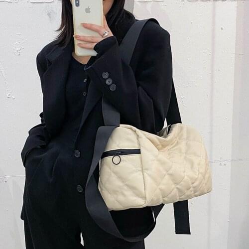 Winmax Female New Functional Soft Shoulder Bags for Women Messenger Bag Solid Handbag Totes Hobos Bag Girls Travel Crossbody Bag