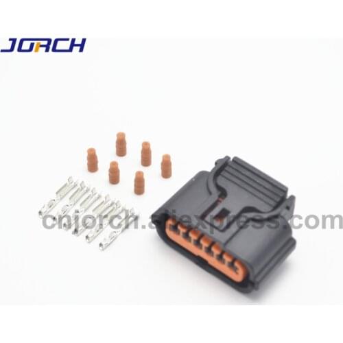 2sets 6pin Kum Modern kia IX35 move line eight yue lang ruina after reversing radar sensor plug connector HP286-06021