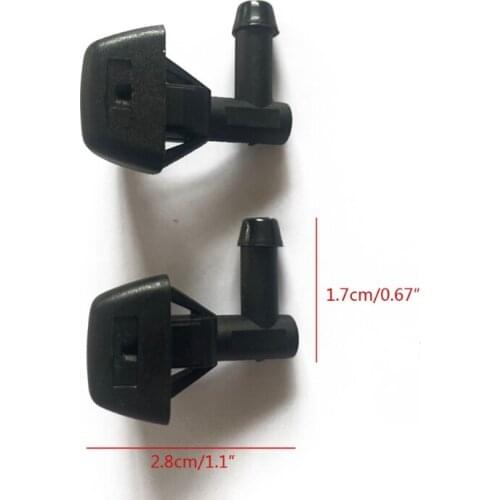 2021 New 2pcs Windshield Wiper Water Spray Jet Washer Nozzles 30655605 For S60 V70 XC70