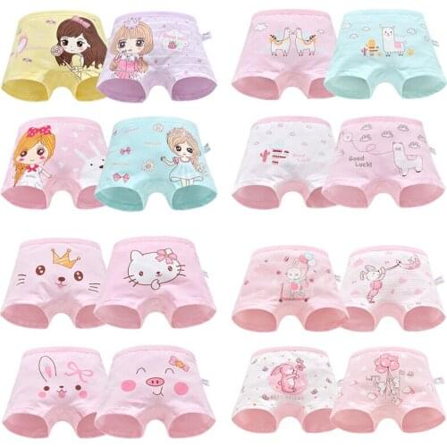4PCS Packs Cotton Girls' Boxer Shorts Childrens Underwear Girl Baby Underwear Girl Student Shorts Girl Child Panties