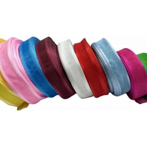 5/50y 25mm Satin Edge Organza Ribbon for Gift Wrapping Hair Bows Wedding Party Decoration Handmade Ribbon DIY Christmas Ribbons