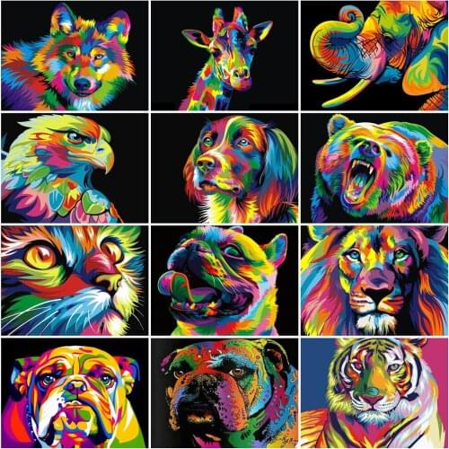 EverShine Diamond Embroidery Animals Needlework Diamond Painting 5D Dog Cross Stitch Kits Rhinestones Picture Handmade Hobby