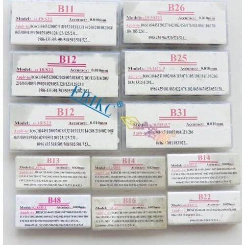 B11 B12 B13 B14 B16 B22 B25 B26 B31 B48 Common Rail Adjustments CRI and CRIN Shim Gasket Repair Kits Washer for BOSCH Injector