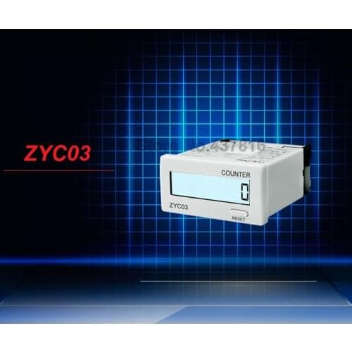8-digit LCD Digital Display Counters Electronic Cumulative Counter No external power supply ZYC03