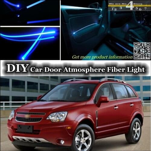 For Chevrolet Captiva For Daewoo Winstorm interior Ambient Light Tuning Atmosphere Fiber Optic Band Lights Door Panel Refit